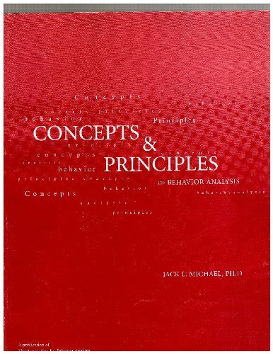 Concepts And Principles Of Behavior Analysis