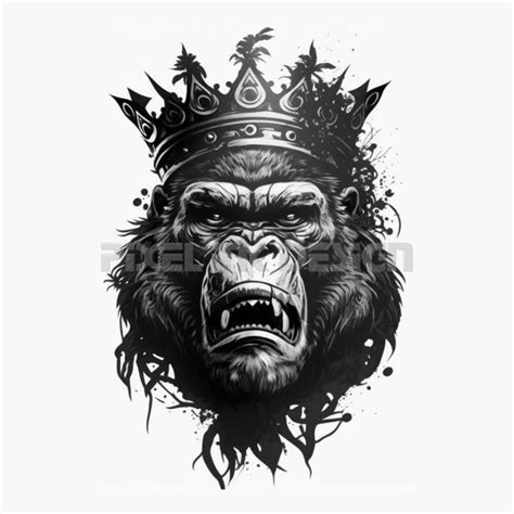 Gorilla Tattoo Design