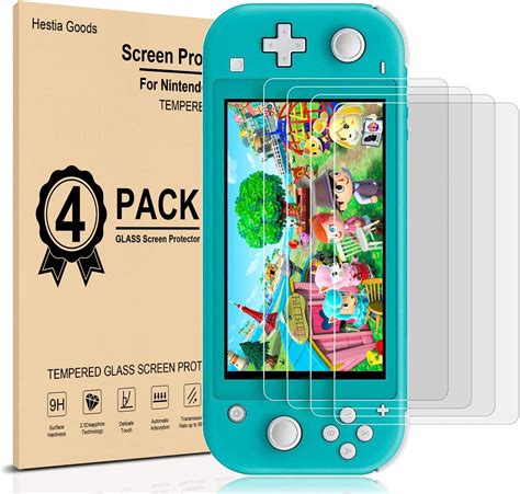 [4 Pack] Screen Protector Tempered Glass for Nintendo Switch lite ...