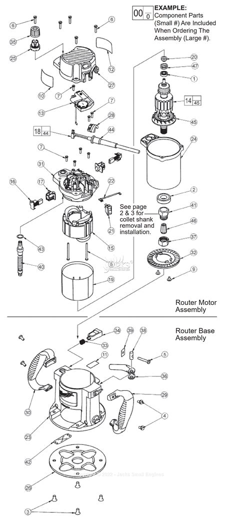 Milwaukee 5625-20 (Serial 395A) Milwaukee Router Parts Parts Diagram ...