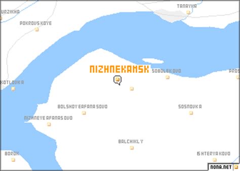 Nizhnekamsk (Russia) map - nona.net
