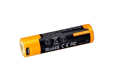 Fenix Rechargeable Battery Mah Fnx Arb L U Disport