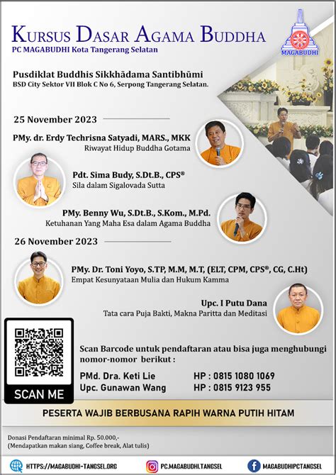 Kursus Dasar Agama Buddha Majelis Agama Buddha Theravada Indonesia