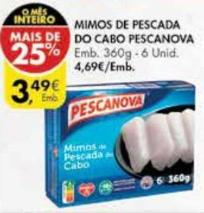 Promo O Mimos De Pescada Do Cabo Pescanova G Unid Em Pingo Doce