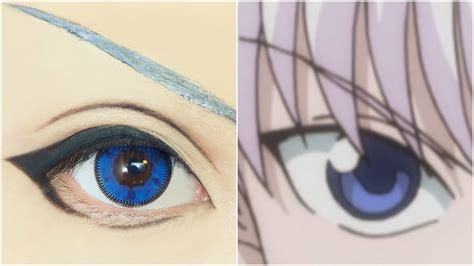 Killua Zoldyck from Hunter x Hunter | Tutorial : Anime Eye Makeup 245 - YouTube