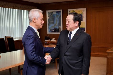 Defense Minister Hamada Received A Courtesy Call From Ambassador