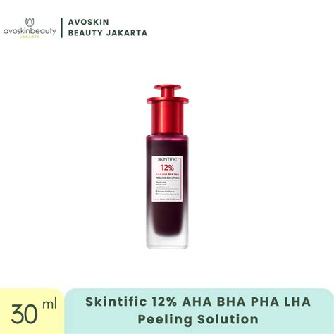 Jual Skintific 12 Aha Bha Pha Lha Peeling Solution Serum 30ml Shopee