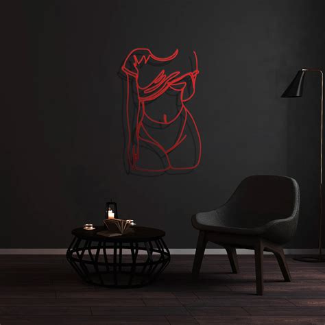 Naked Woman Wall Art Minimalist Woman Wall Decor Body Positivity