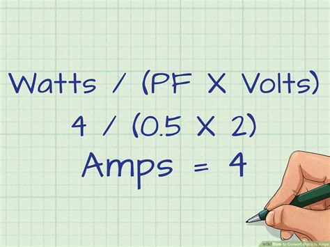 Watts To Amps At 120 Volts