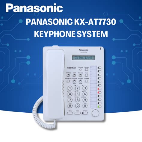 Panasonic KX AT7730 KEYPHONE KXT7730 Keyphone For KX TES824 Keyphone