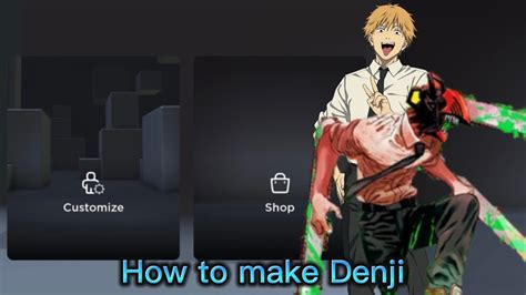 How To Make Denji And Chainsaw Man In Roblox Roblox Custom Avatar Youtube