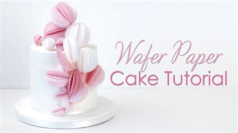 Wafer Paper Rice Paper Cake Decorating Tutorial 3D Balls Spheres