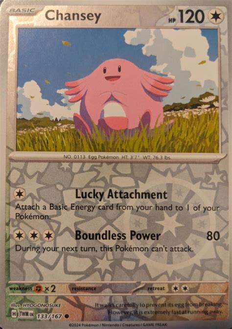 Chansey Reverse Holo 133 Prices Pokemon Twilight Masquerade