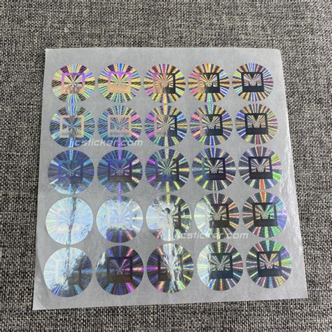 Customized Holographic Stickers Laser Hologram Tamper Evident Label