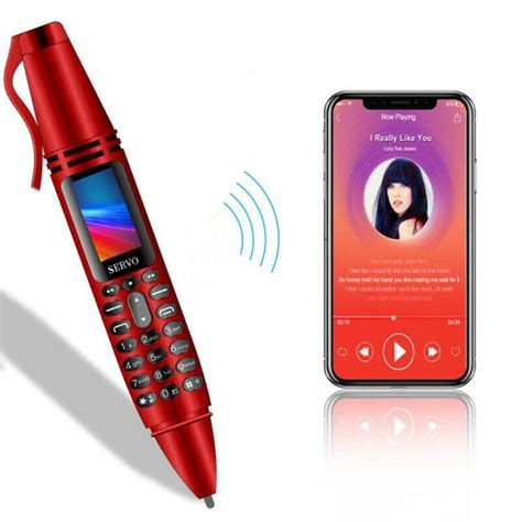Мини-перезаряжаемый сотовый телефон Bluetooth-дозвонщик 0,95-дюймовый ...