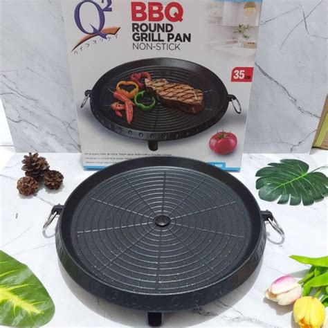 Jual Pangganggan BBQ Round Grill Bulgogi Pan 30 Cm Panggangan Bulat