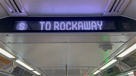 The Rockaway Line R211 Shuttle Train Ride From Rockaway Park Beach 116