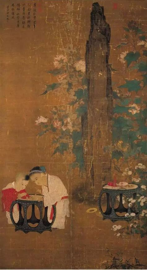 Song Dynasty Ad960 1279 Su Han Chen Fl Mid 12th C Children At Play