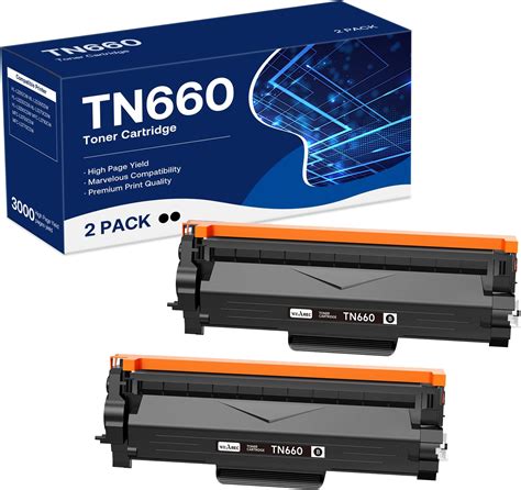 Brother Genuine Tn630 2 Pack Standard Yield Black Toner Cartridge With Approximately