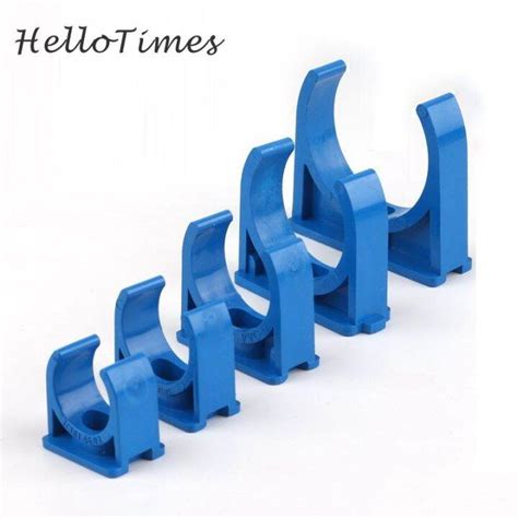 5pcs Pvc202532mm4050mm Pvc Pipe Clamps Water Pipe Support Pvc Pipe