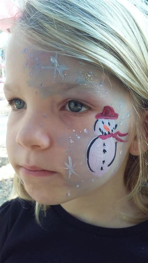 Snowman Face Paint By Funfacesballoon On Deviantart