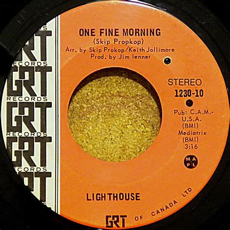 Lighthouse One Fine Morning 1971 Vinyl Discogs