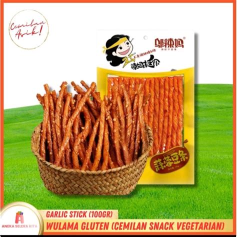 Jual Original Wulama Gluten Spicy Tofu Latiao Cemilan Snack Vegetarian