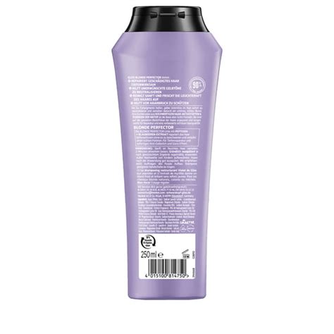 Schwarzkopf Shampoo Blonde Perfector Haar Shop Ch