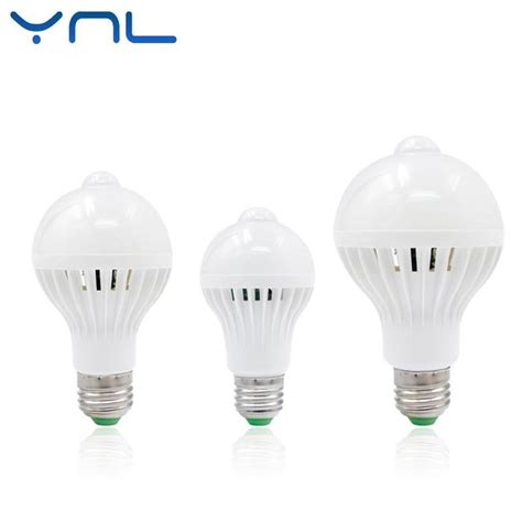 Visit To Buy YNL PIR Motion Sensor Led Lamp Bulb E27 220V 5W 7W 9W