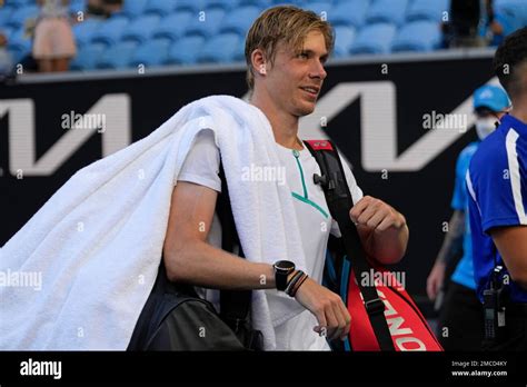 Denis Shapovalov Of Canada Walks From The Court Following His Third Round Win Over Reilly Opelka