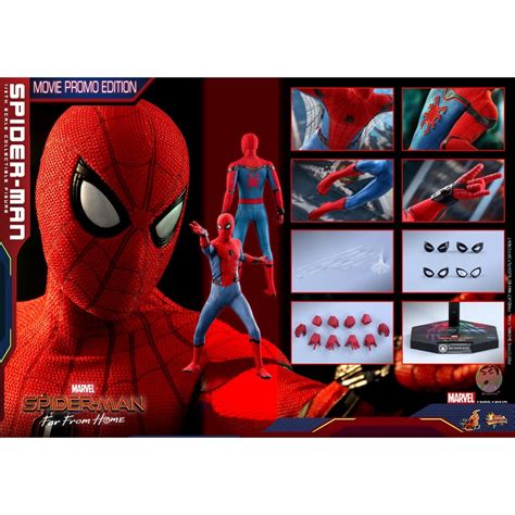 Hot Toys MMS535 Spider Man Far From Home Movie Promo 1 6th Scale Collectible Figure Shopee