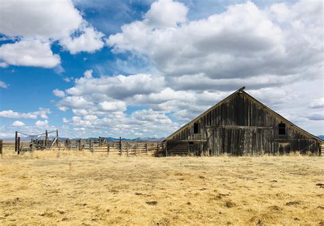 Rustic Old West Ranch Barn American West Nevada Desert Etsy