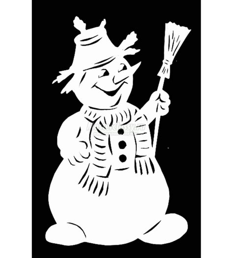 Free Printable Snowman Stencil Download – Free download and print for you.