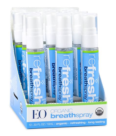 Refresh Organic Mint Breath Spray Eo Products