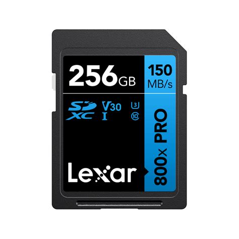 Lexar High Performance 800x PRO SDHC SDXC UHS I Card BLUE Series Lexar