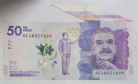 Billete 50000 Pesos 19 ago 2015 Colombia Unc Mariposa Cuotas sin interés