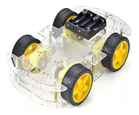 Chasis Carro Robot Seguidor De L Nea Arduino Kit Tecmikro Mercadolibre