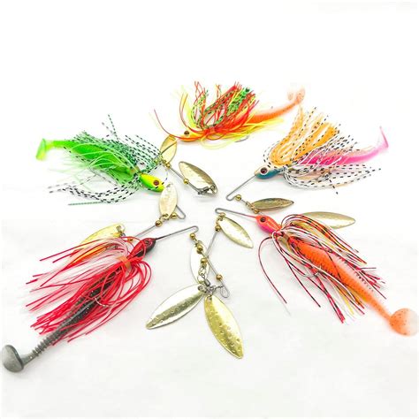 Buy Uperuper Bass Spinner Baits Pcs Fishing Lures Spinner Baits With