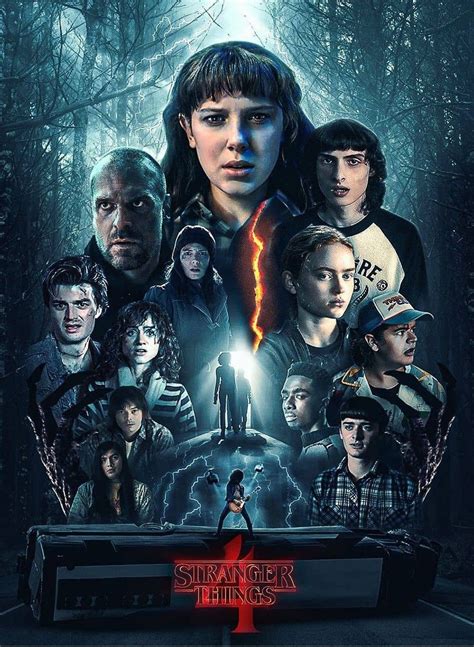 Stranger Things 4 Poster Da Temporada 4 Todos Os Atores De Stranger Things Stranger Things