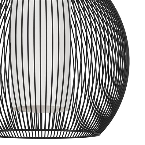 EGLO Razoni 1 Black and White Pendant Light | Wilko