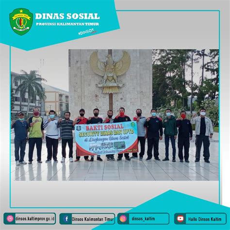 Satpam Dinsos Kaltim Gelar Baksos Dinas Sosial Kaltim