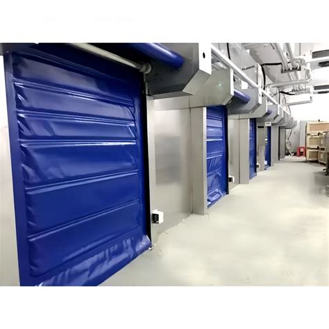 Cold Storage Fast Door In Line With The Thermal Insulation Curtain