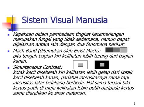 Ppt Sistem Visual Manusia Dan Pengolahan Citra Dijital Sumber