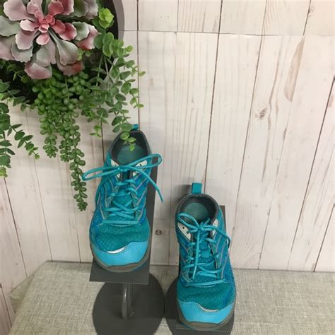 Merrell Shoes Merrell Aqua Blue Outdoor Hiking Shoes Size 65 Poshmark