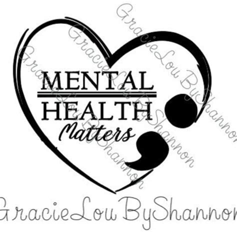 Daisy Svg Flower Mental Health Matters With Human Brain Etsy