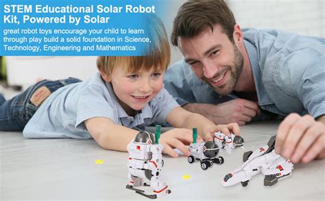 Tomons Stem Toys 6 In 1 Solar Robot Kit Learning Science Building Toys