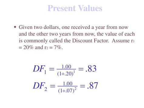 Ppt How To Calculate Present Values Powerpoint Presentation Free