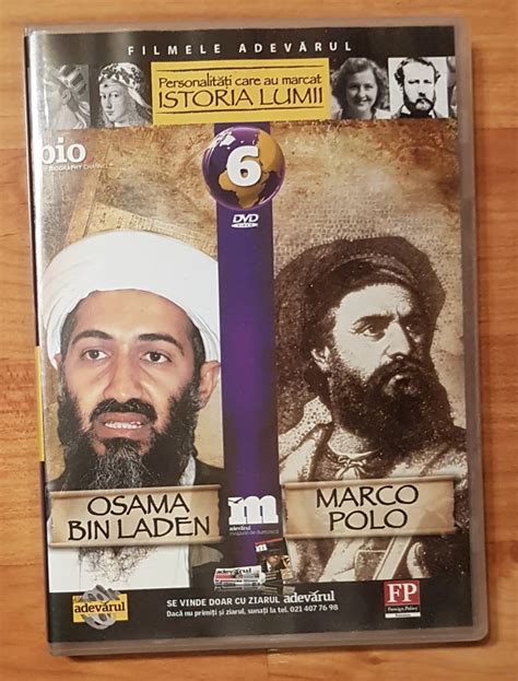 DVD Osama Bin Laden Marco Polo Personalitati Care Au Marcat Istoria