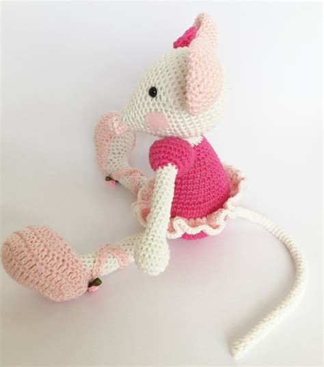 Amigurumi Ballerina Mouse Based On Lilleliis Pattern Etsy