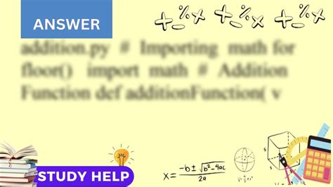 Write A Function To Add Two Floating Point Numbers Determine The